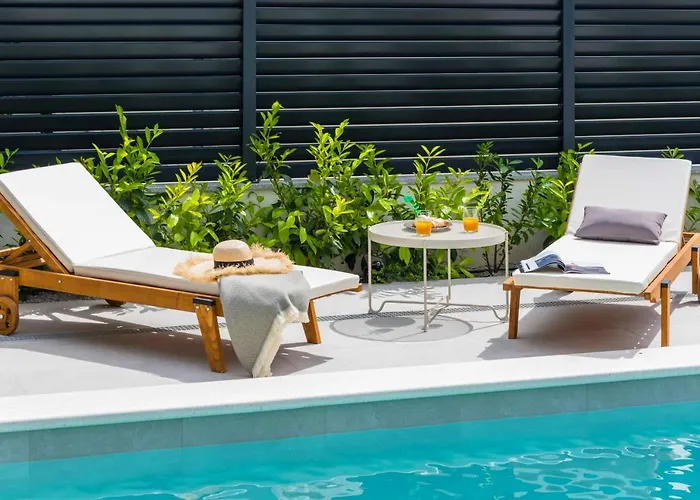 Auni Grey - Heated Pool - Rooftop - Seaview - Villa Kaštela